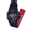 Casio G-Shock GA-400HR Black/Red Layer Series - Black / One