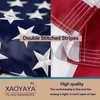 Xaoyaya 6Ft Stainless Steel Flag Pole,Heavy Duty Nylon 3x5 Ft