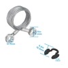Cutetool (2pcs) L92-6017-1065 Hood Restraint Cable with Clips Compatible for