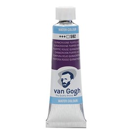 Van Gogh Watercolor Paint, 10ml Tube, Quinacridone Purple Red 592