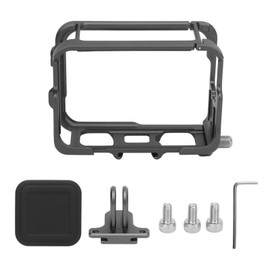 Frame Mount Housing Case Aluminium Alloy 2 Cold Shoe with Lens Cap Vertical Horizontal Action Camera Accessory for Insta360 Ace Pro