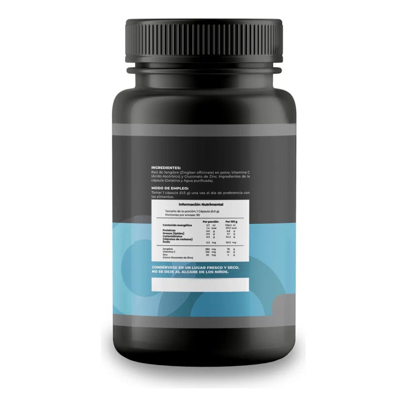 Suplemento Zinc Vitamina Jengibre Cápsulas Endaroo