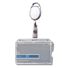 Waizmann.IDeaS 1x Ausweisset Ausweis-Set - Ausweisjojo Jojo Zipper EXTRA reißfester POWERCORD Schnur Seil + Kartenhülle Ausschieber - Kartenhalter