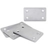 heyous 10pcs Stainless Steel Straight Support Shelf Bracket Flat Corner