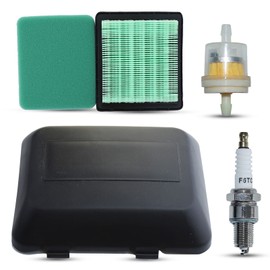 Haishine Air Filter with Lid for Honda GCV160-OHC GCV135 GCV160 GCV190 HRB216 HRB217 HRR216 HRS216 HRT216 HRT216 HRX217 Lawnmower 7211-ZL8-023 with Air Filter Spark Plug Fuel filter