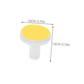 Vaguelly 12pcs Nail File Replacement Pads for Electric Trimmers Yellow Sandpaper Compatible Nail Buffers Easy to Replace Adult Care