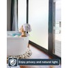 Frosted Glass Window Privacy Film, Removable, Static Cling, Heat/UV Protection,