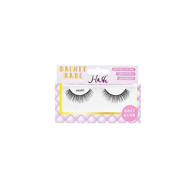 J-Lash Dainty Babe Collection Soft Glam Lashes (Heart)
