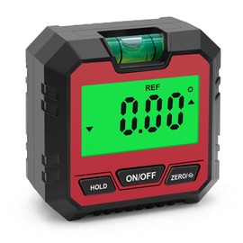 Digital Electronic Level and Angle Gauge, Angle Finder with Bubble Level and Magnetic Base, Digital Inclinometer Angle Measuring Tool for Woodworking, Construction and Machinery