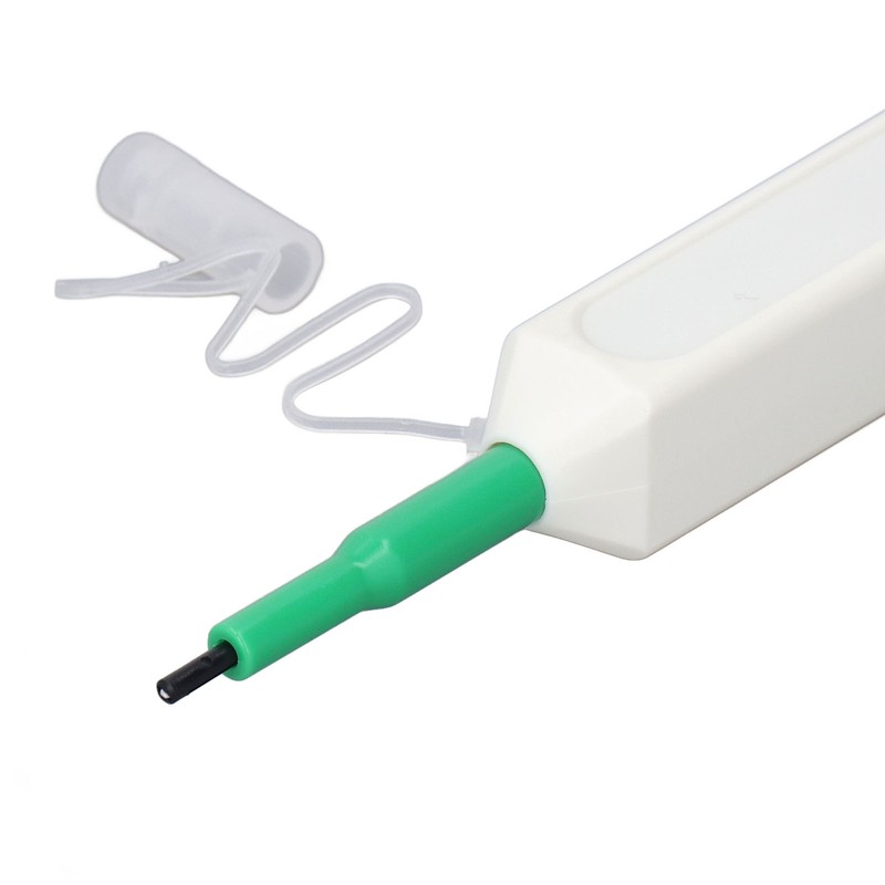 Fiber Optic Cleaning Pen Sound Prompt 180 Degree Clean Low