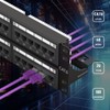 FGB 48-Port Cat6 Patch Panel, 2U 19" Rackmount or Wall