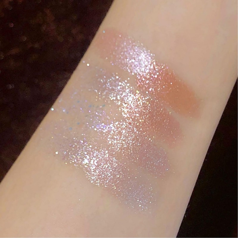 Punk Orange Glitter Eyeshadow 9 Colors, Eye Shadow Palette, Kumquat