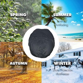 J&C Waterproof Inflatable Boat Cover UV Resistant Dinghy Covers Fits for 7 to 17 Ft 7 8 9 10 11 12 13 14 15 16 17 feet Rubber Boat Protector (330 x 165 x 46 cm /10.8 x 5.4 x 1.5 ft)