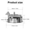 Biugaaufai 4 PCS 2 Inch Zinc Alloy Flush Pull Hatch