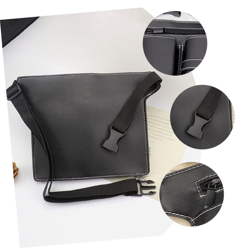 Healvian Hairdressing Waist Bag Organizer for Stylists Pu Tool Holder