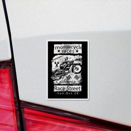 Decal Stickers of Motorcycle Races Premium Indoor (No Waterproof) Vinyl Decal Stickers for Laptop Phone Accessory Helmet Car Window Mug Tuber Cup Door Wall Decoration NVCVER3g2458bBL