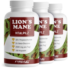 Lion's Mane Capsules 540x - 2000 mg Lion's Mane Mushroom Extract from Hericium Erinaceus - High-Quality Vital Mushroom Extract (30:1) with 30% Polysaccharides and 5% Valuable Beta Glucan - Supply for