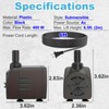 SongLong Submersible Pump 400GPH (1500L 25W) Ultra Quiet with Over