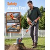 Cordless Electric Garden Tiller for Soil Cultivation – Anti-Tangle Blades