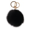 JOIN KC-25 Fox Fur Keychain Cute Bag Charm Bombon Pom