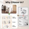 Soladder Foldable Toddler Step Stool with Handles for Bathroom Sink,