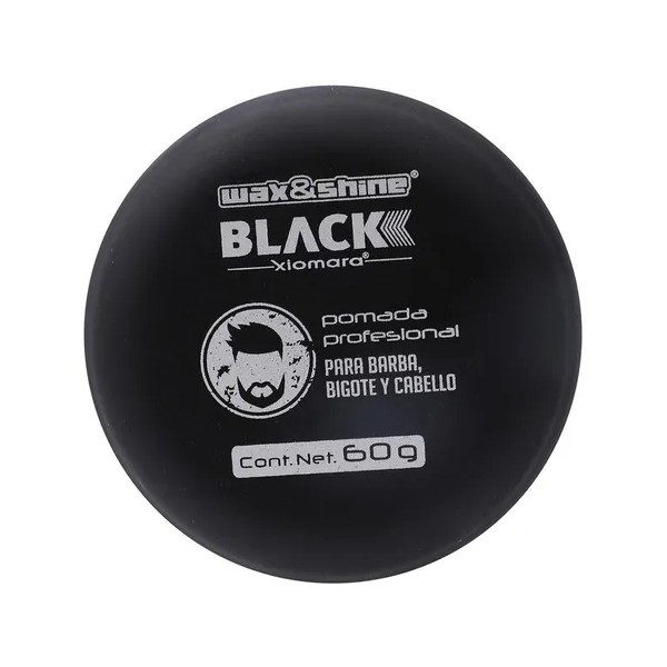 Cera Para Peinar Xiomara Wax & Shine Black 60g