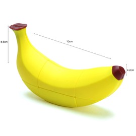 Tropibed 2×2×3 Banana Magic Cube 3D Fruit Magic Cube 2×2×3 Banana Cube 3D Puzzle Games for Children Adults Brain Teaser Puzzle Cube