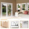 Piutouyar 2 Pack Aluminum Alloy Sliding Barn Door Handle, 128mm