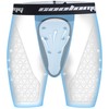 COOLOMG Boys Padded Compression Shorts with Groin Cup Youth Athletic