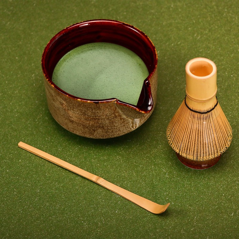 DiDiBirDi Matcha Bowl Set, 4 Piece Set, Matcha Bowl, Matcha