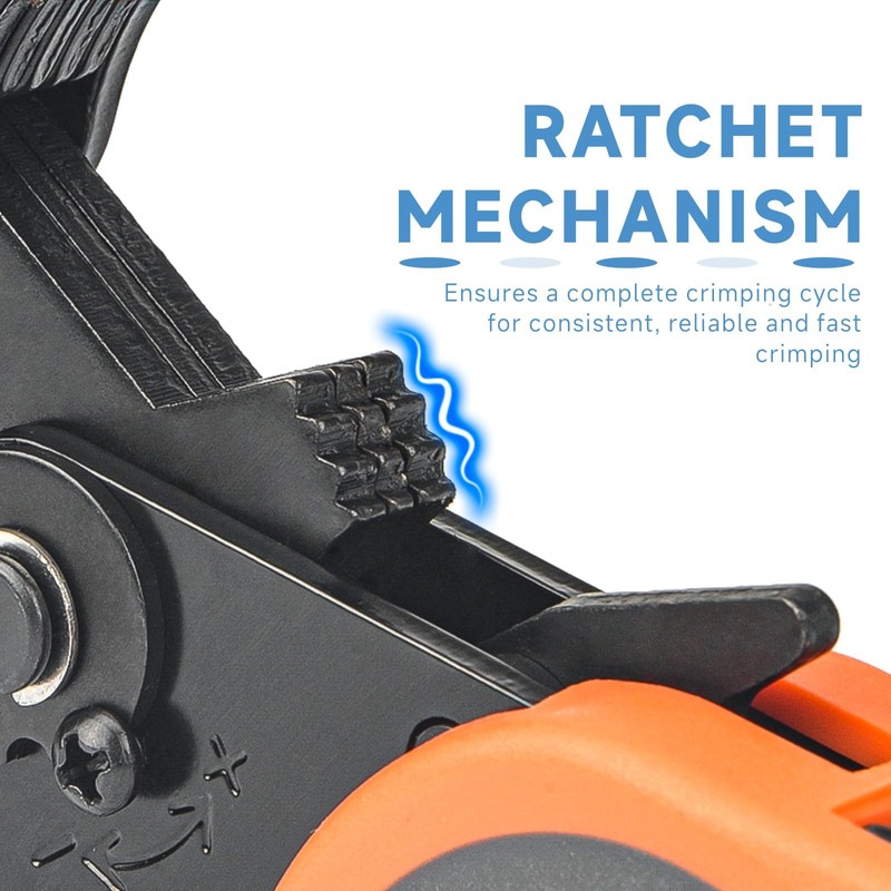 iCrimp Hexagonal Ratchet Crimper for End Sleeves and Ferrules 0.5-16mm2