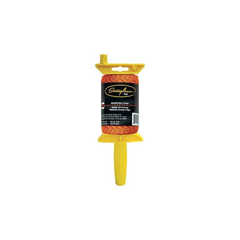 Stringliner by U.S. Tape CO. 25491 Chalk - Line, Black/Orange