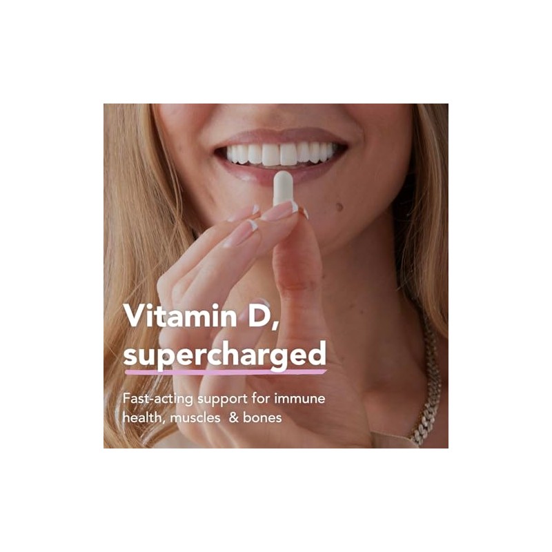 Zooki Liposomal Vitamin D3 + K2 3000IU, 60 Capsules, 30