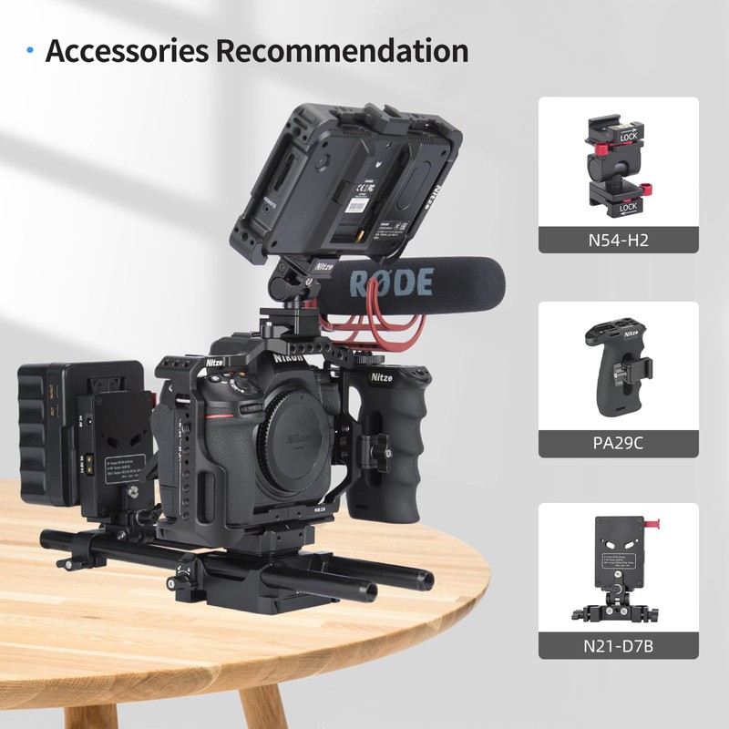 Nitze Z8 Camera Cage for Nikon Z 8 Camera, Z8