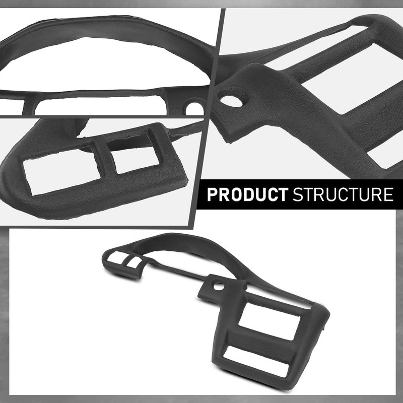 G-PLUS TPE Dashboard Dash Bezel Cover Compatible with Chevy Cavalier