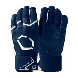 EvoShield Carbyne Adult Batting Gloves with Strap - Navy, Small