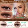 Brown Lash Clusters Kit 50D Natural Dark Brown Eyelash Clusters