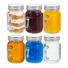 JECOMPRIS 4 OZ Mason Jar with Lid: 6pcs Drinking Glasses