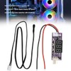 Fan Speed Control Module,DC 12V 3A 4-Pin Fan Temperature Controller