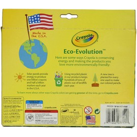 CRAYOLA MARKERS CONICAL TIP 12/SET