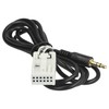 vhbw Aux Audio Adapter Cable Car Radio (120 cm) Compatible