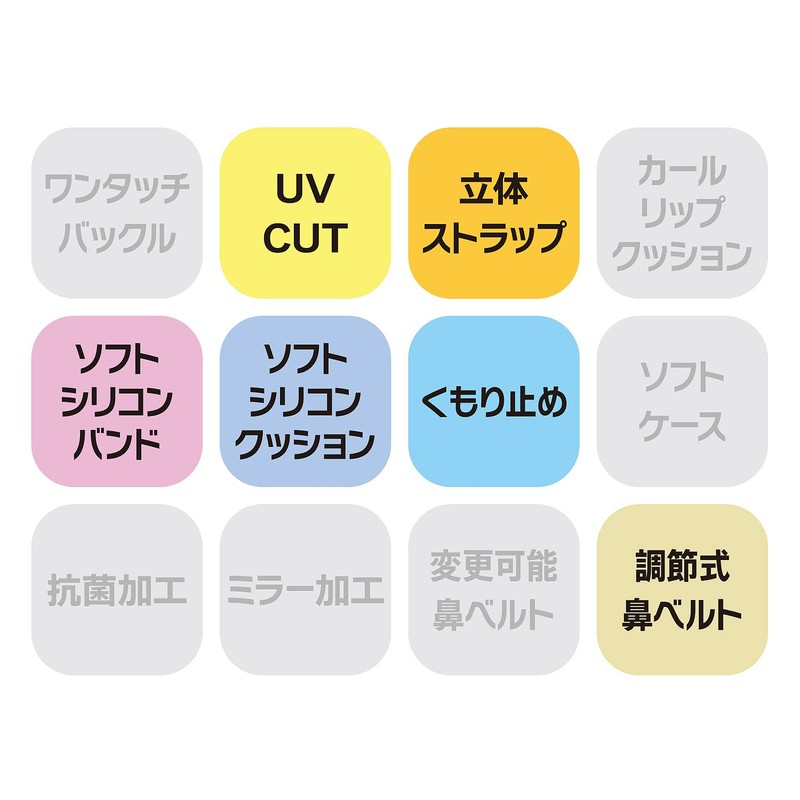 AQA KM1635 Swim Goggles, Water Runner, Fit Kids, Blue (2000)