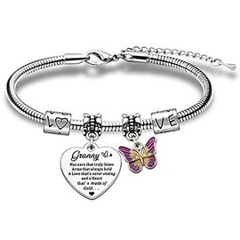 SMARGO Granny Bracelet Jewellery Gifts For Women Mothers Day Birthday Christmas Presents From Grandchildren