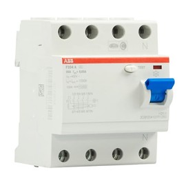 ABB F204-25/0.03 Residual Current Circuit Breaker - 4P - Type A - 30mA - 25A 2CSF204101R1250