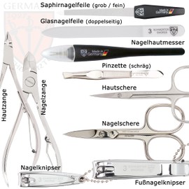 DREI SCHWERTER Livorno Manicure Set, Made in Solingen, Germany