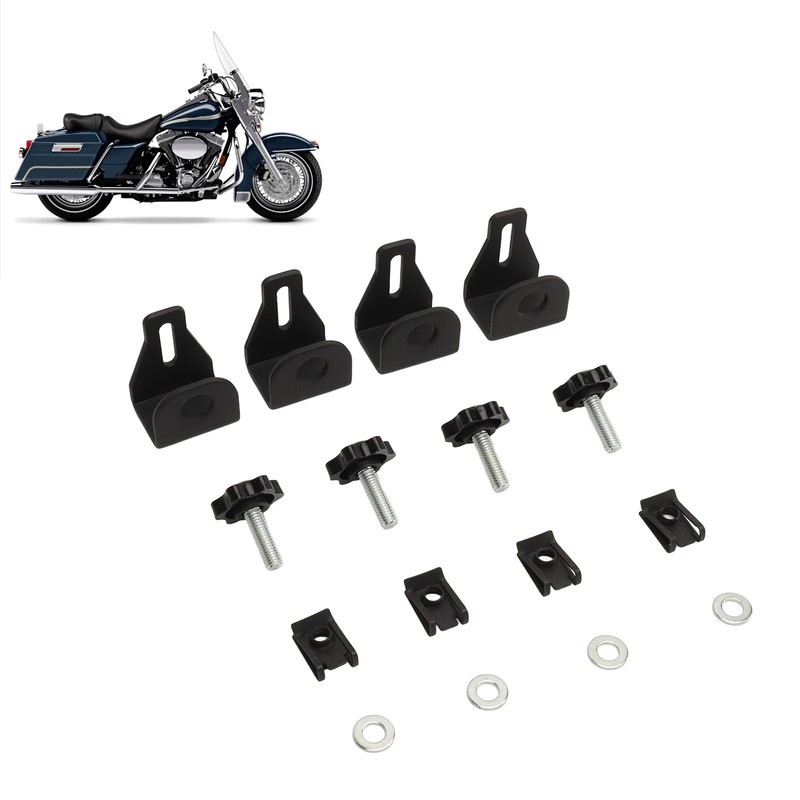 16PCS Saddle Bag Locks Mounting Screws Theft Deterrent Hardware Bolt