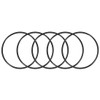 sourcing map 5 Pcs Metric Nitrile Rubber O-Rings Seal Rubber