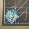 Dragon Ball Z Vegeta SSJ Blue Embroidered Iron On Patch