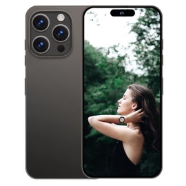 Deeptick A14ProMax Unlocked Cell Phones,5G Smartphone,Android 13 Cell Phones,Snapdragon 8Gen2 6.8" HD Screen 13MP+50MP 6800mAh,Support Dual SIM|Fingerprint Lock|GPS|Face ID (8GB+256GB, Navy Blue)