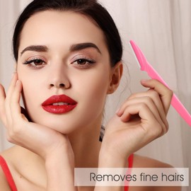 WLngtv 3 Pcs Eyebrow Shaper Cheek HairWomen's Trimmer Shaving Grooming Kit (Random Color)